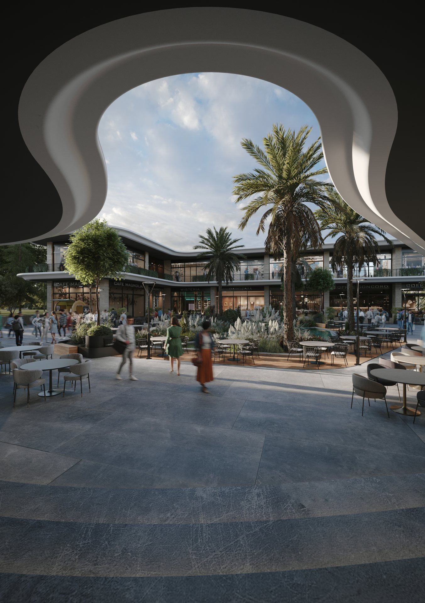 UBB Mersin Metin Çiçek Villaları - Dış Mekân Görselleştirme